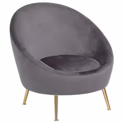 Armchair LANGA Velvet Grey