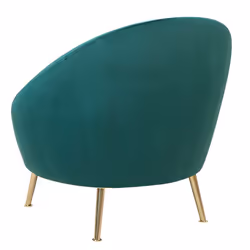 Velvet Accent Chair Emerald Green LANGA