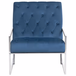 Armchair HARSTAD Velvet Dark Blue