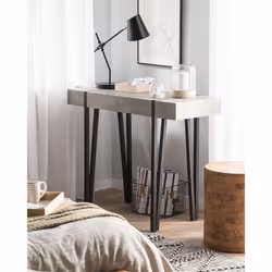 Console Table ADENA Grey Concrete Effect