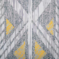 Area Rug 140 x 200 cm Grey with Yellow KARGI