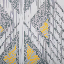 Area Rug 160 x 230 cm Grey with Yellow KARGI