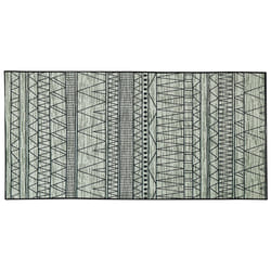 Area Rug Black and Grey 80 x 150 cm KEBAN