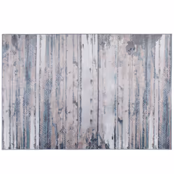 Area Rug 140 x 200 cm Grey and Beige DALLICA