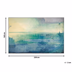 Area Rug 160 x 230 cm Blue and Green SUSUZ - Additional view 5