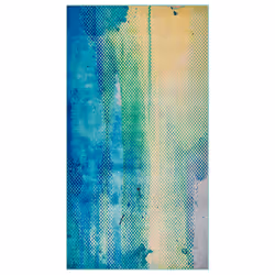 Area Rug 80 x 150 cm Blue and Green SUSUZ