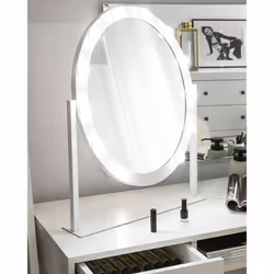 Dressing Table Mirror LED ROSTRENEN White