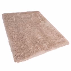 Shaggy Area Rug 160 x 230 cm Beige CIDE