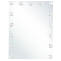 LED Bathroom Mirror LUCENAY 40 cm 50 cm Silver