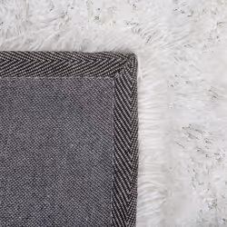 Shaggy Area Rug 200 x 300 cm White CIDE