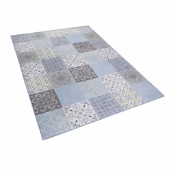 Area Rug Mosaic Pattern 140 x 200 cm Multicolour INKAYA