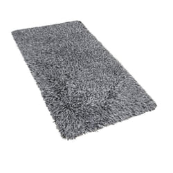 Shaggy Area Rug 80 x 150 cm Black and White CIDE