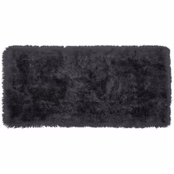 Shaggy Area Rug 80 x 150 cm Black CIDE