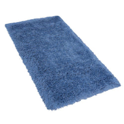 Shaggy Area Rug 80 x 150 cm Blue CIDE