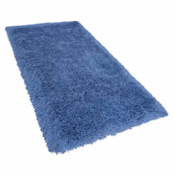 Shaggy Area Rug 80 x 150 cm Blue CIDE