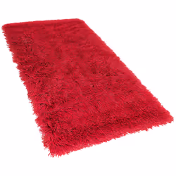Shaggy Area Rug 80 x 150 cm Red CIDE