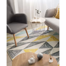 Area Rug 140 x 200 cm Multicolour KALEN