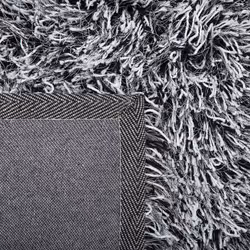 Shaggy Area Rug 140 x 200 cm Black and White CIDE - Additional view 4