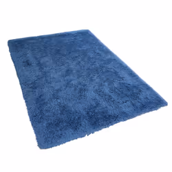 Shaggy Area Rug 140 x 200 cm Blue CIDE