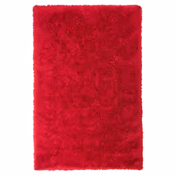 Shaggy Area Rug 140 x 200 cm Red CIDE