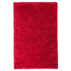 Shaggy Area Rug 140 x 200 cm Red CIDE
