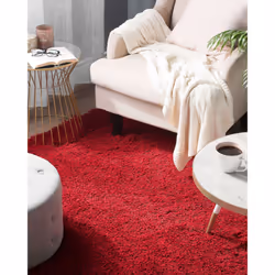 Shaggy Area Rug 140 x 200 cm Red CIDE - Additional view 4