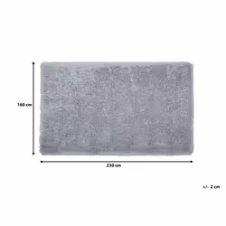 Shaggy Area Rug 160 x 230 cm Grey CIDE - Additional view 5