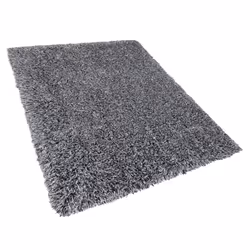 Shaggy Area Rug 160 x 230 cm Black and White CIDE