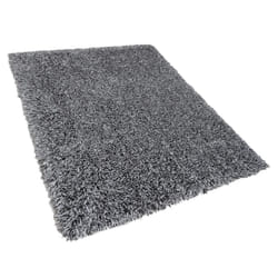 Shaggy Area Rug 160 x 230 cm Black and White CIDE