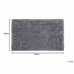 Shaggy Area Rug 160 x 230 cm Black and White CIDE - Additional view 5