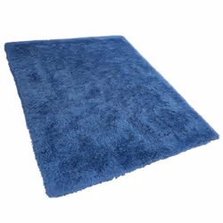 Shaggy Area Rug 160 x 230 cm Blue CIDE