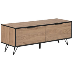 TV Stand HALSTON Brown/ Black