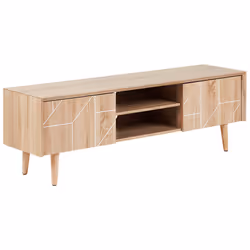 TV Stand FRANKLIN Light Brown