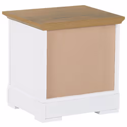 1 Drawer Bedside Table WINGLAY White