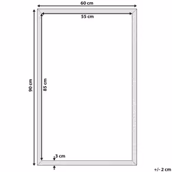 Wall Mirror MORLAIX 60 cm 90 cm Black