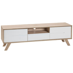 TV Stand FORESTER Brown/ White