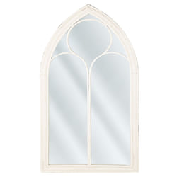 Wall Mirror TRELLY 62 cm 113 cm Metal White