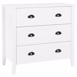 3 Drawer Chest DONOVAN White
