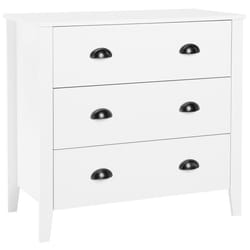 3 Drawer Chest DONOVAN White