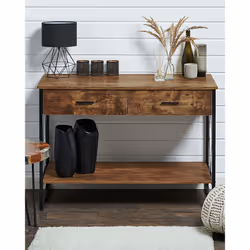 Console Table AYDEN Dark Brown