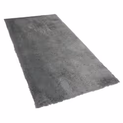 Shaggy Area Rug 80 x 150 cm Grey EVREN