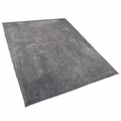 Shaggy Area Rug 140 x 200 cm Grey EVREN