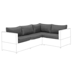 Outdoor Cushion Cover Set Grey AVOLA