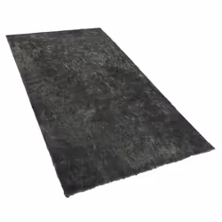Shaggy Area Rug 80 x 150 cm Dark Grey EVREN