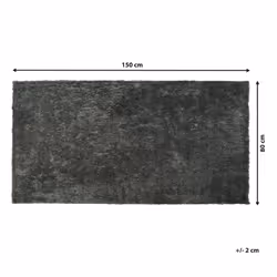 Shaggy Area Rug 80 x 150 cm Dark Grey EVREN - Additional view 5