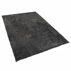 Shaggy Area Rug 140 x 200 cm Dark Grey EVREN