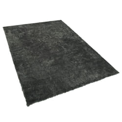 Shaggy Area Rug 140 x 200 cm Dark Grey EVREN