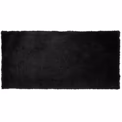 Shaggy Area Rug 80 x 150 cm Black EVREN
