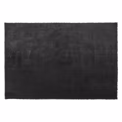 Shaggy Area Rug 140 x 200 cm Black EVREN
