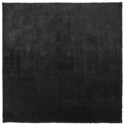Shaggy Area Rug 200 x 200 cm Black EVREN
